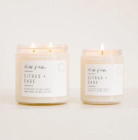 Misty Creek Candle | Citrus + Sage