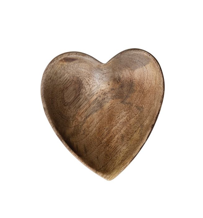 Mango Wood Heart Tray