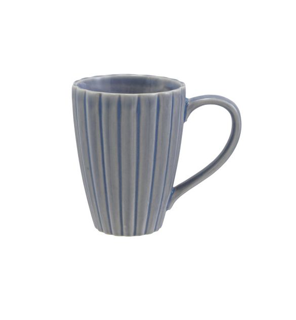 Ribbed Stoneware Mug | Light