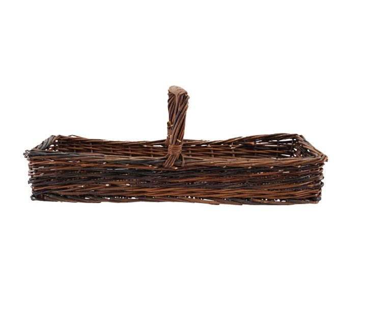 Woven Reed Basket w Handle