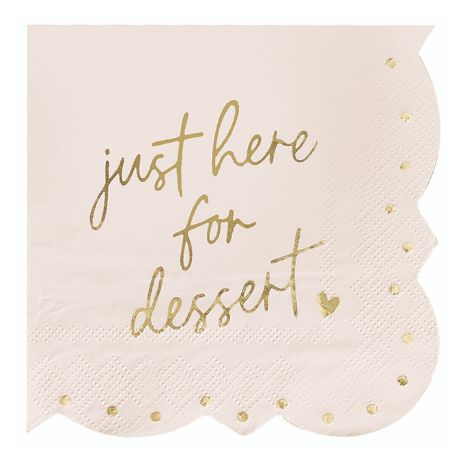 Just Here for Dessert | Cocktail Napkins