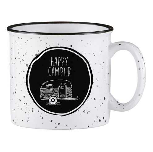 White Campfire Mug | Camper