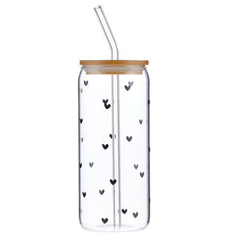 Cold Brew Tumbler | Black Hearts