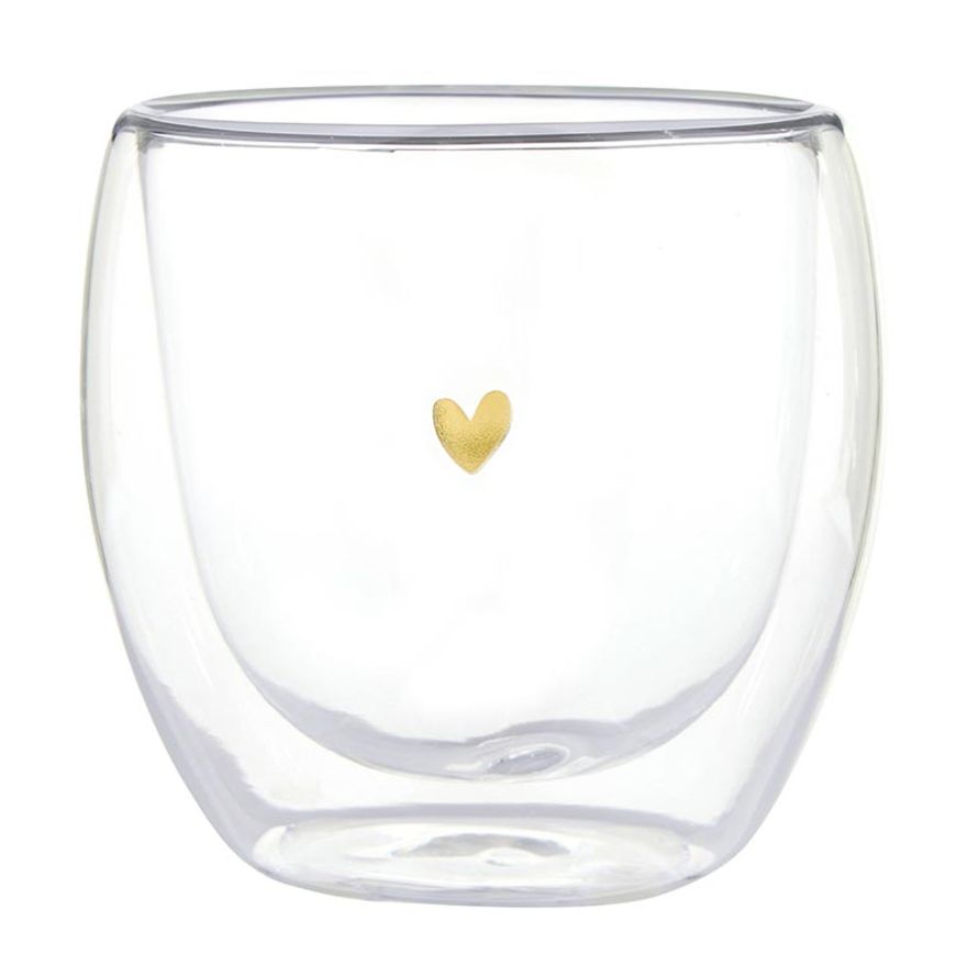 Double Wall Tea Cup | Heart