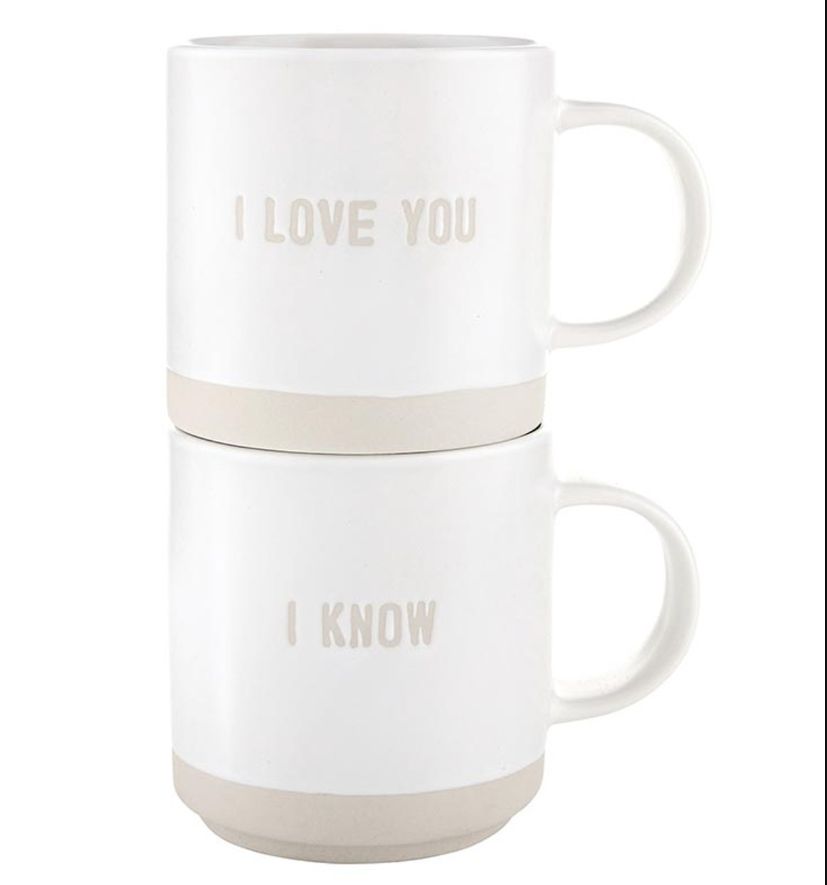 I Love You Mug | Set of 2