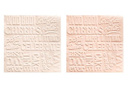 Embossed Napkin 8 Pk | Happy Birthday