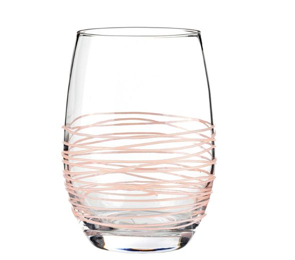 Spun Wine Glass | Blush