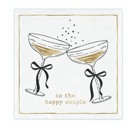 Paper Napkin 8Pk | Happy Couple