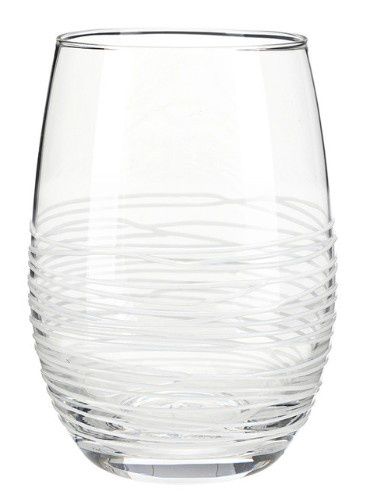 Spun Wine Glass | White
