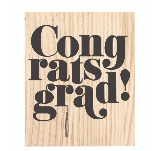 Graduation Card Set | Wood Box