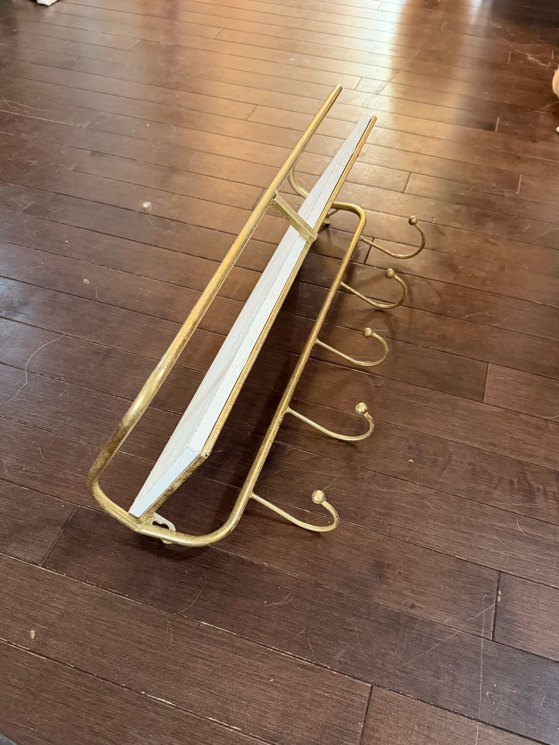 Gold &amp; White Hanger