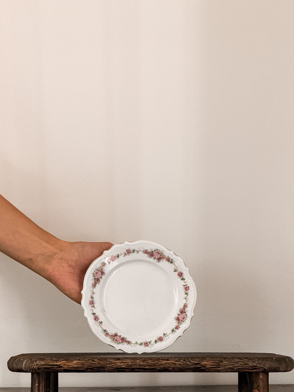 Small Floral Plate