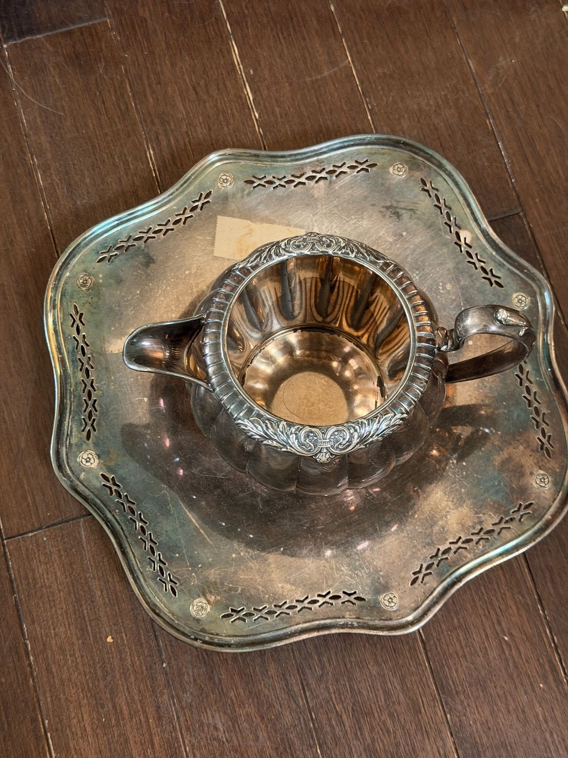 Antique Boat and Plate