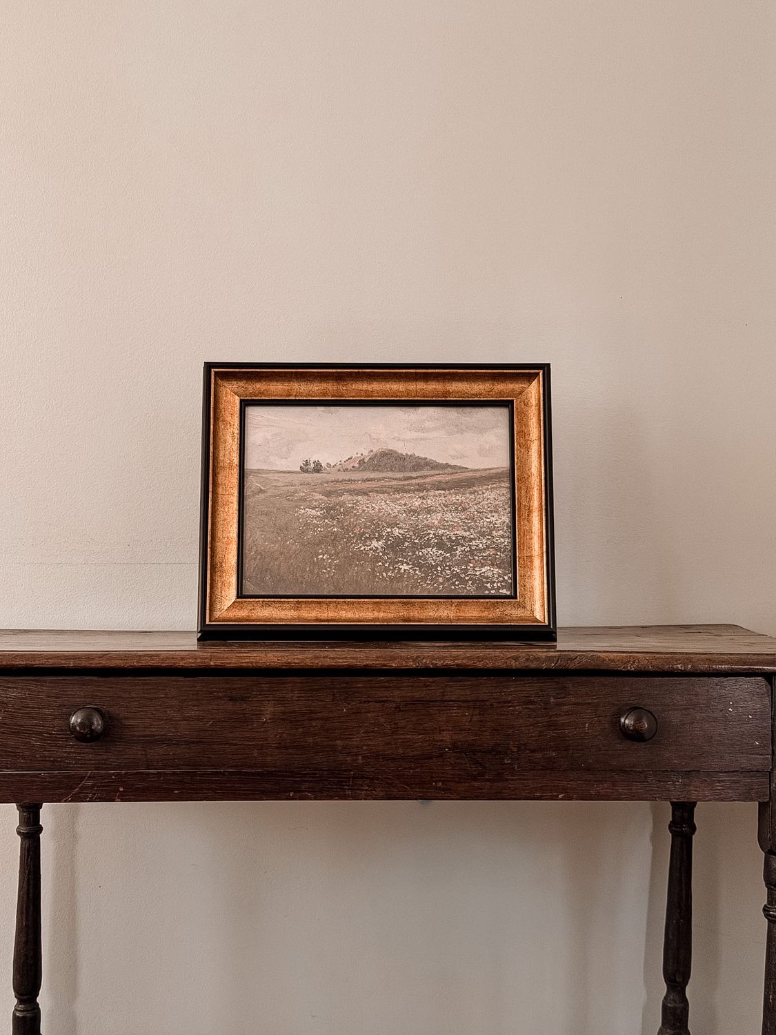 Gold Frame Flower