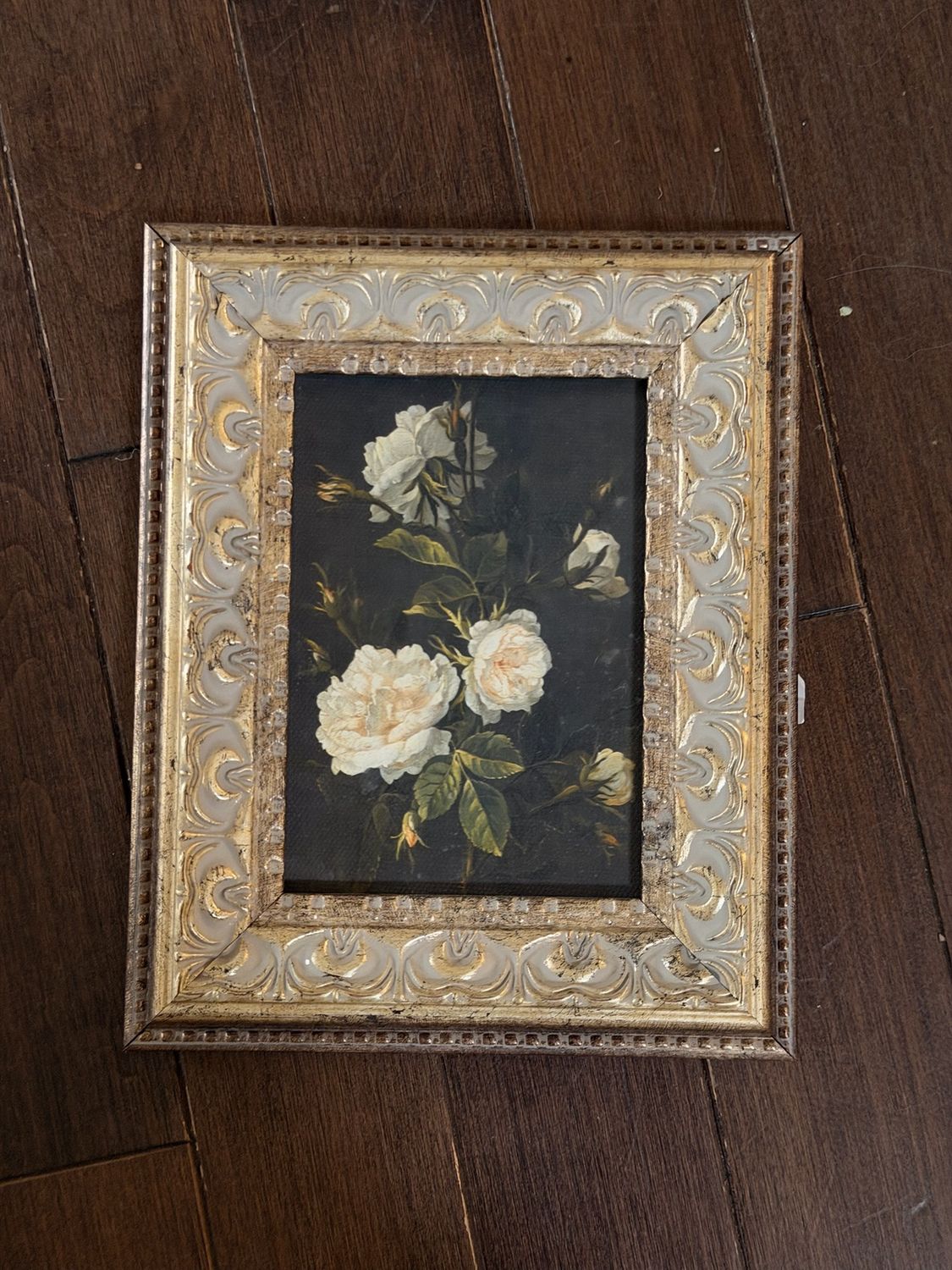 Framed Dark Roses
