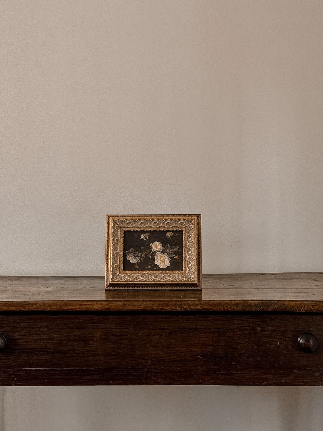 Framed Dark Roses