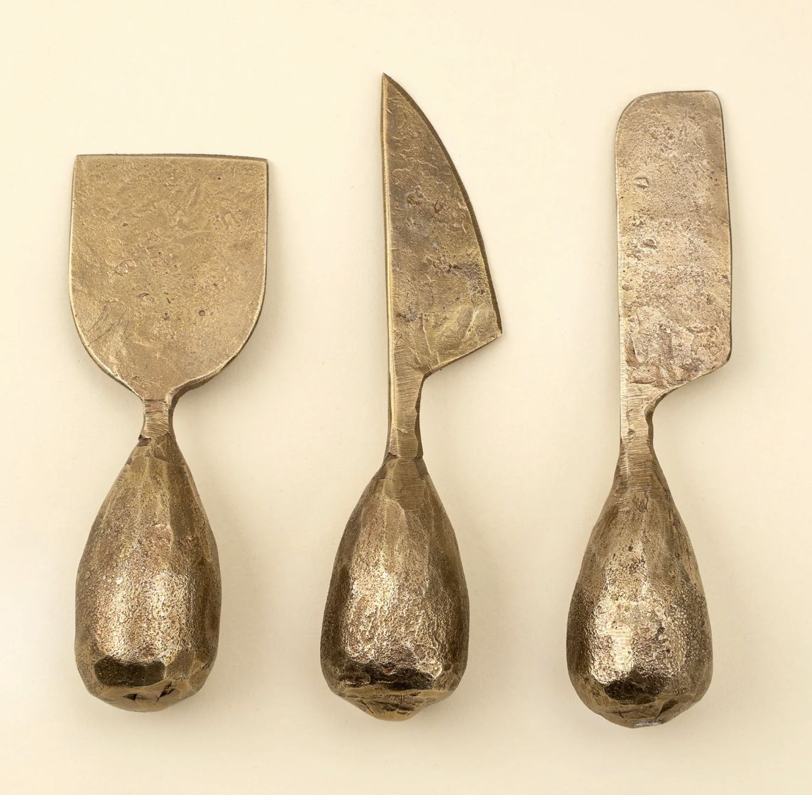 Rotunda Hand Forged Cheese Knives | Set of 3