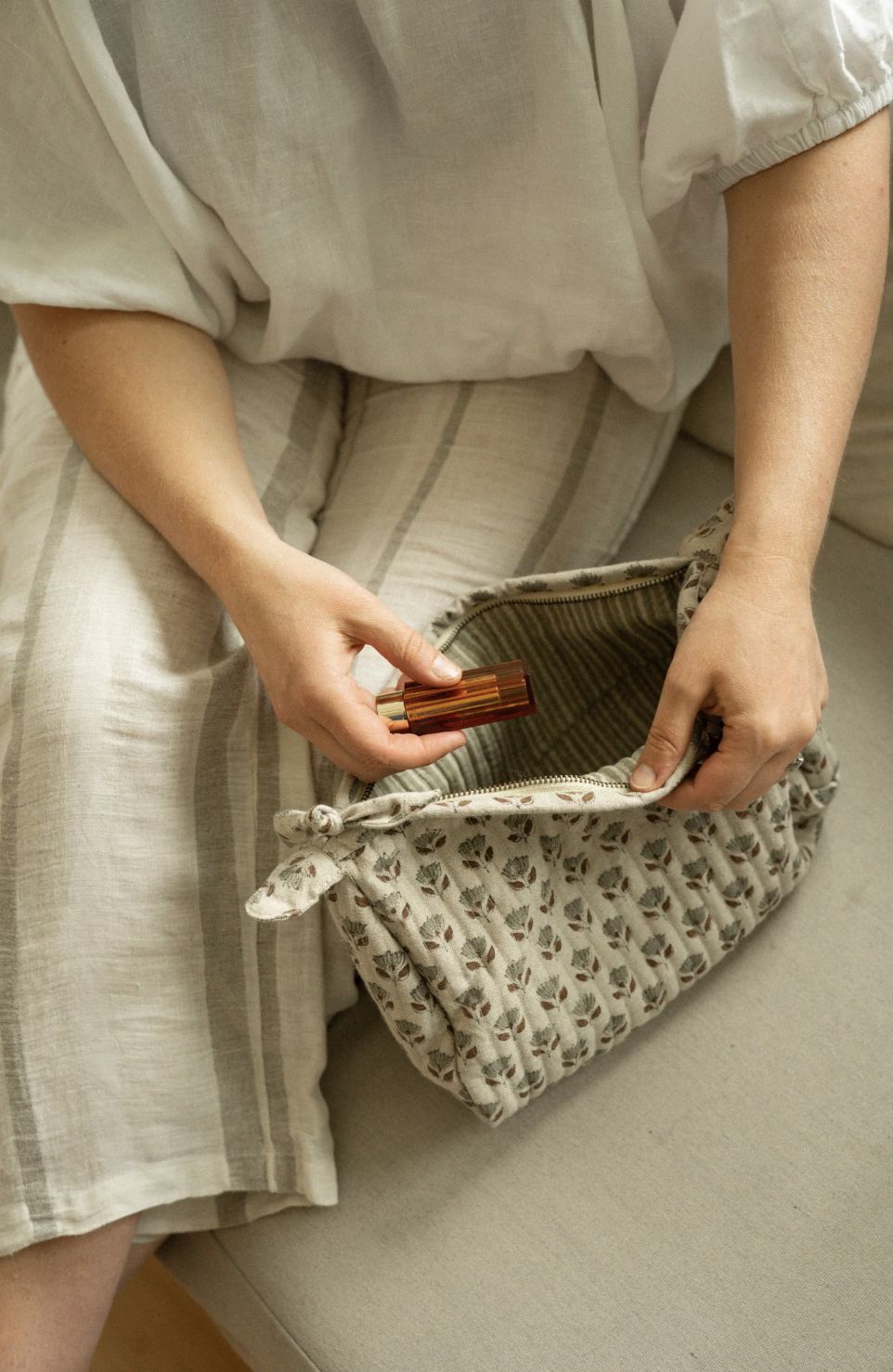 Monisha Block Print Pouch | Small