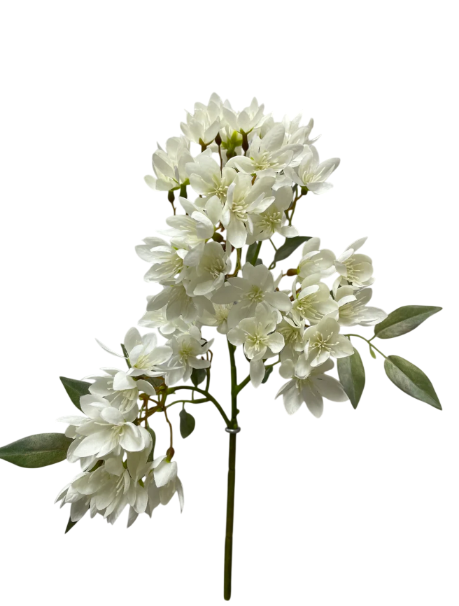 White Weigela Spray | 16"