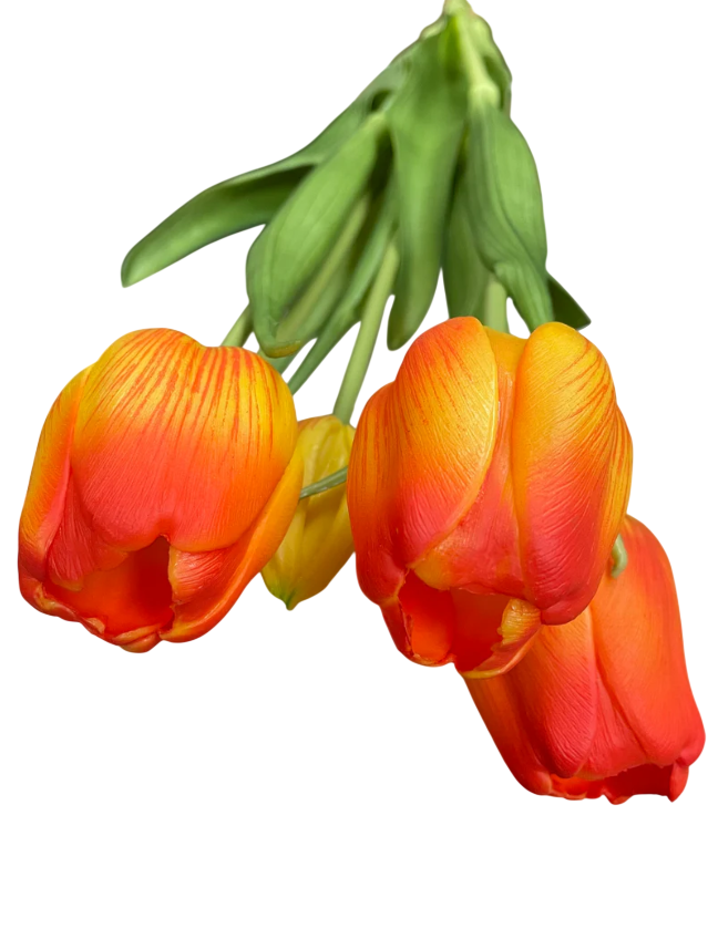 Real Touch Tulip Day Dream Orange | 18"