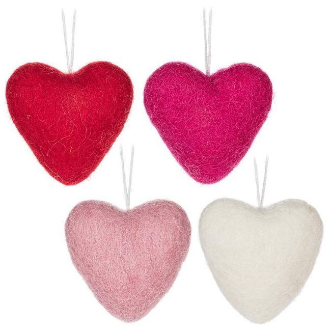 Mini Heart Ornament 2" | Asst. Colours