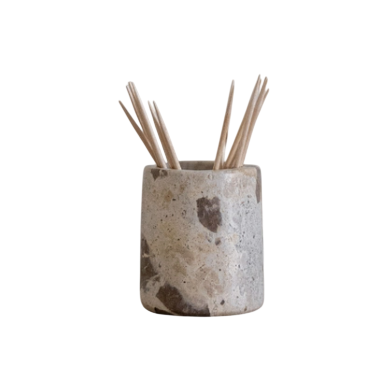 Marble Toothpick Holder