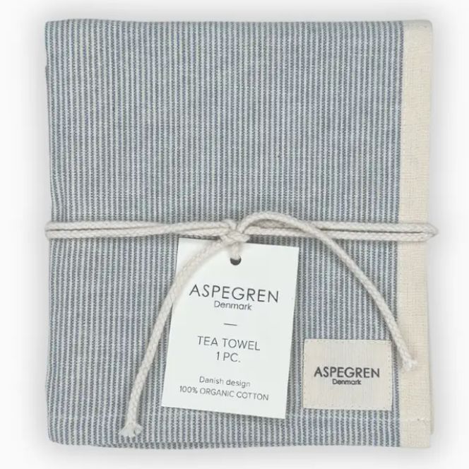 Aspegren Cotton Tea Towel | Pinestripe-Sprinklake