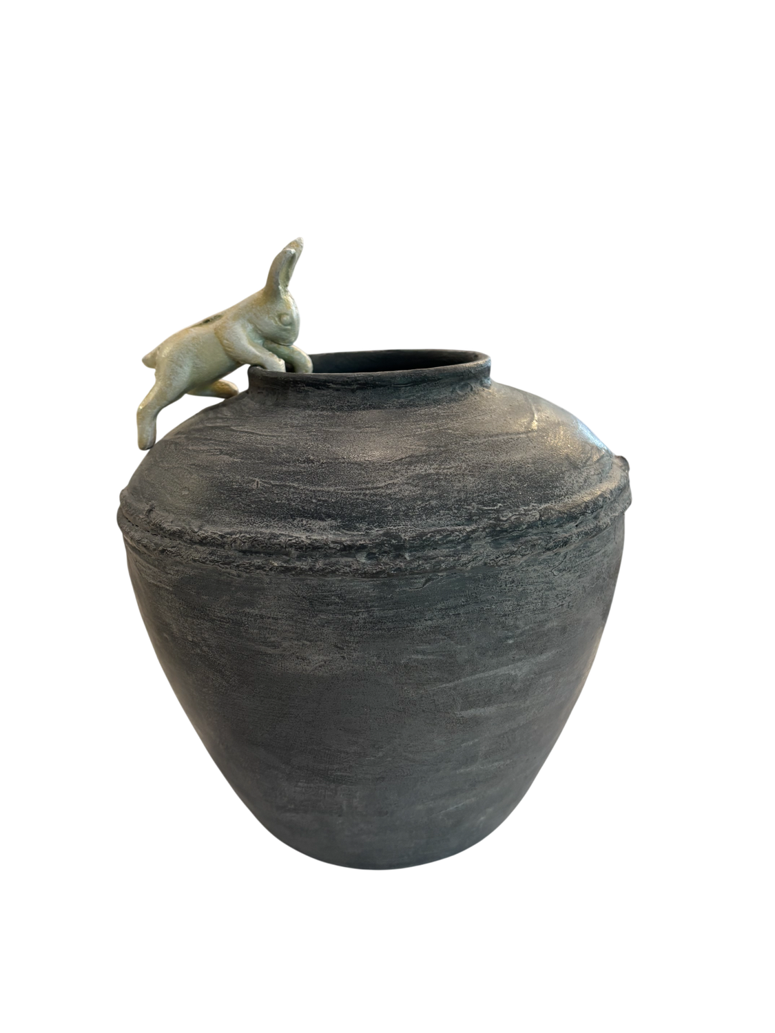 climbing bunny pot hanger