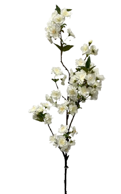 White Cherry Blossom Stem | 36"