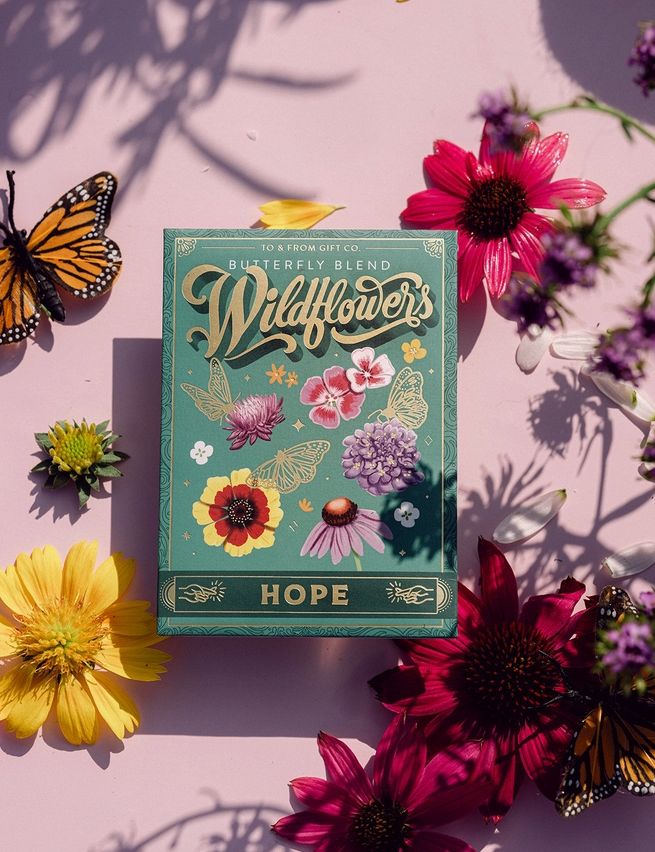 Butterfly Wildflowers | Card &amp; Seeds