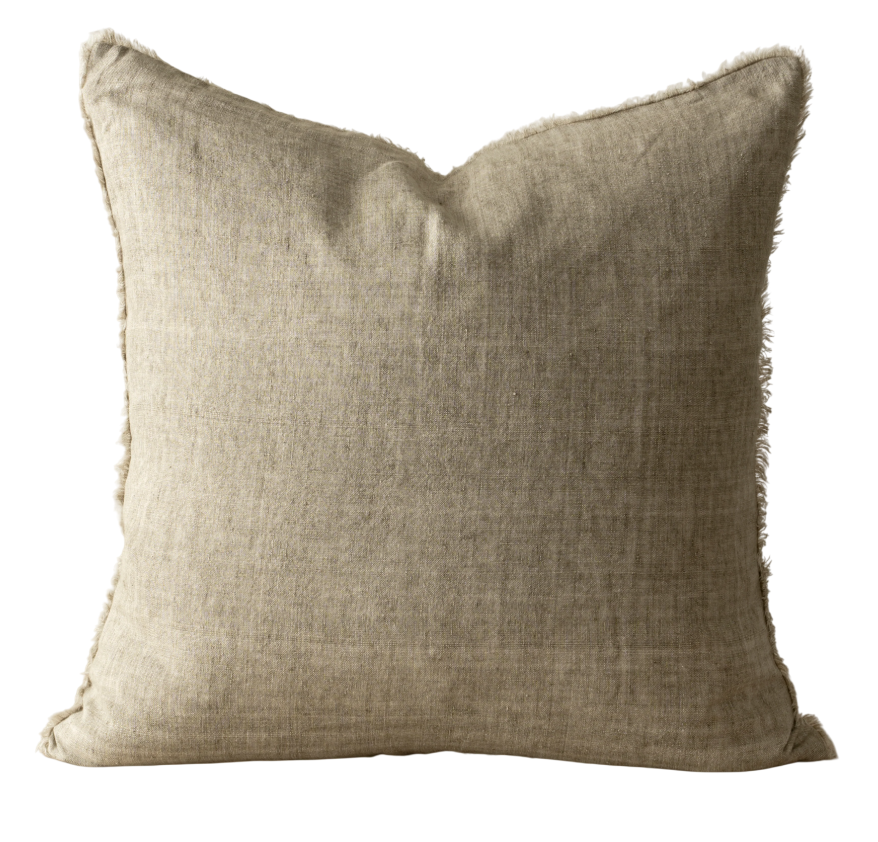 Lina Linen Pillow | Almond 24x24