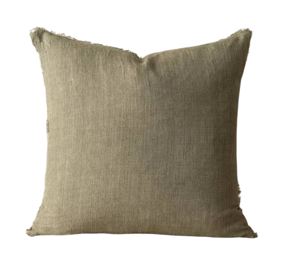 Lina Linen Pillow | Mink 20x20