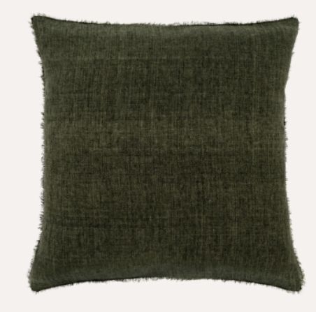 Lina Linen Pillow | Avocado 20x20
