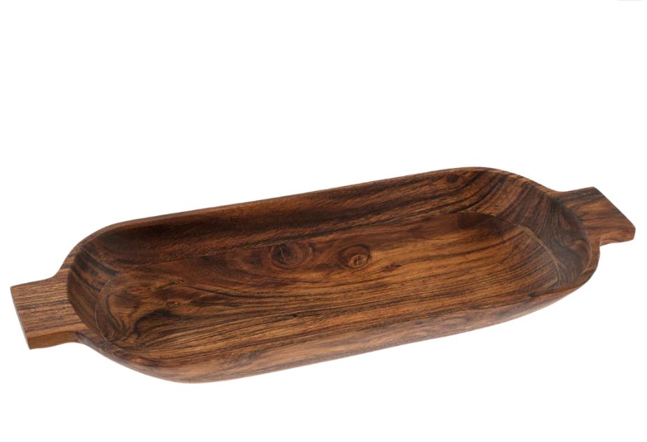 Acacia Handled Tray