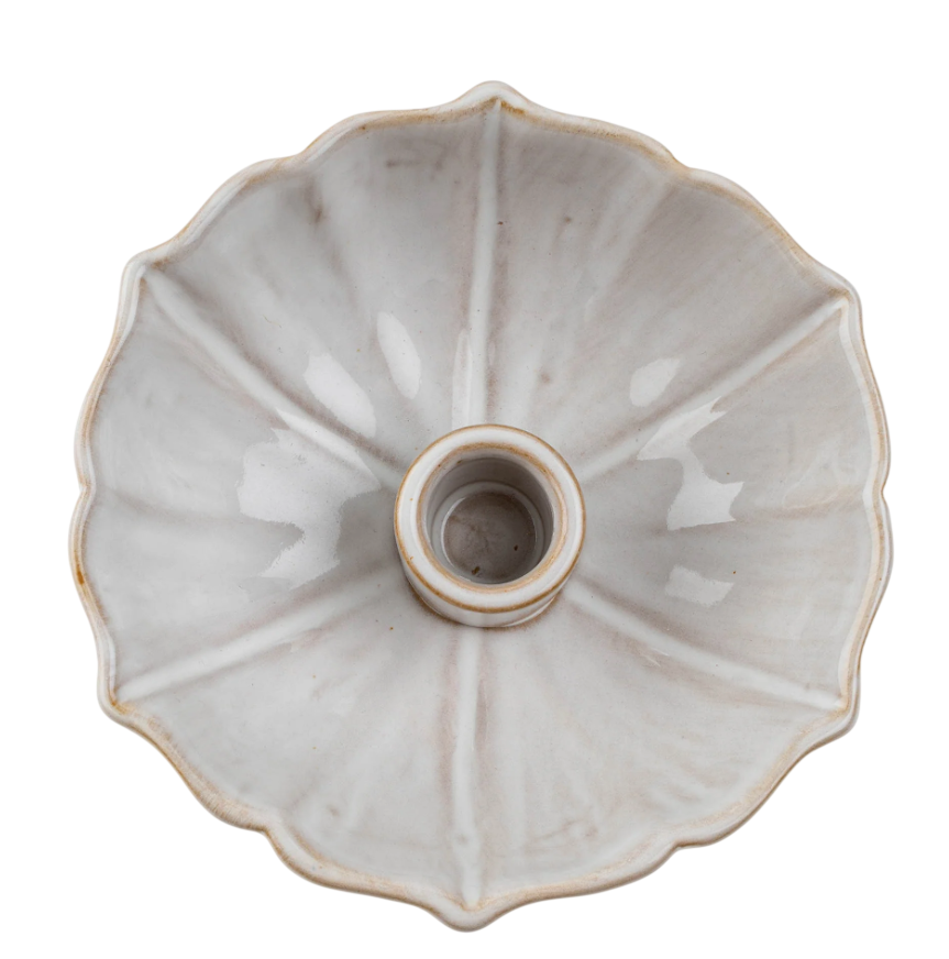 Lotus Candleholder | White