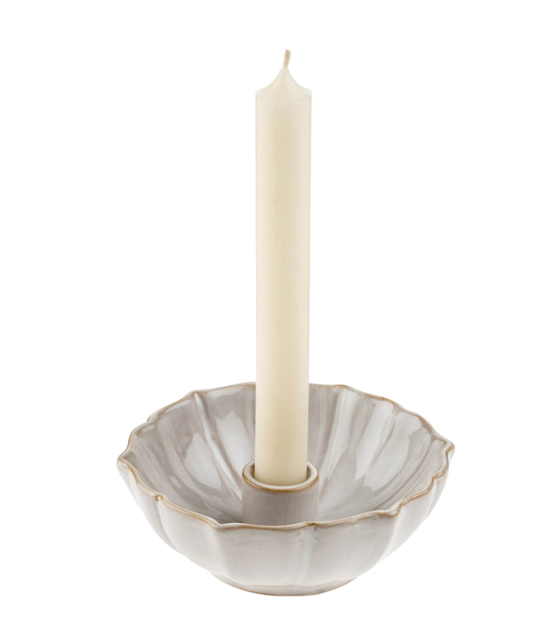 Lotus Candleholder | White