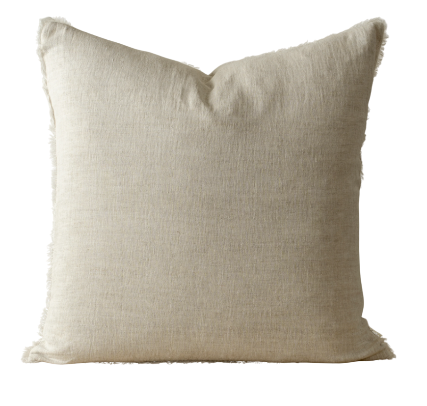 Lina Linen Pillow | Chambray 24x24