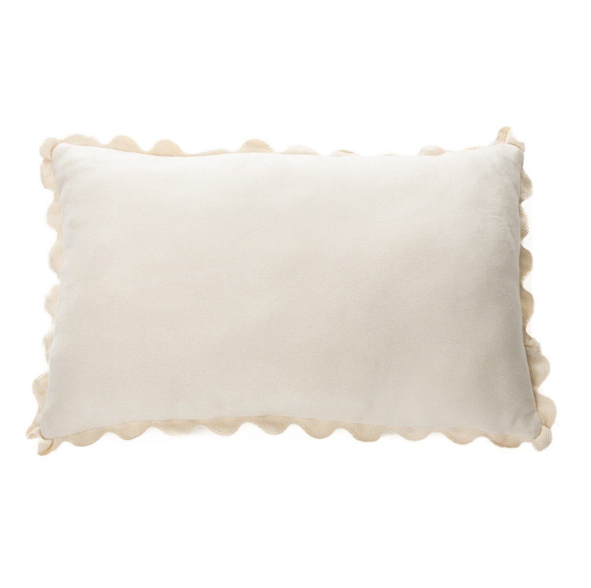 Ivory Cream Pillow | 12x20