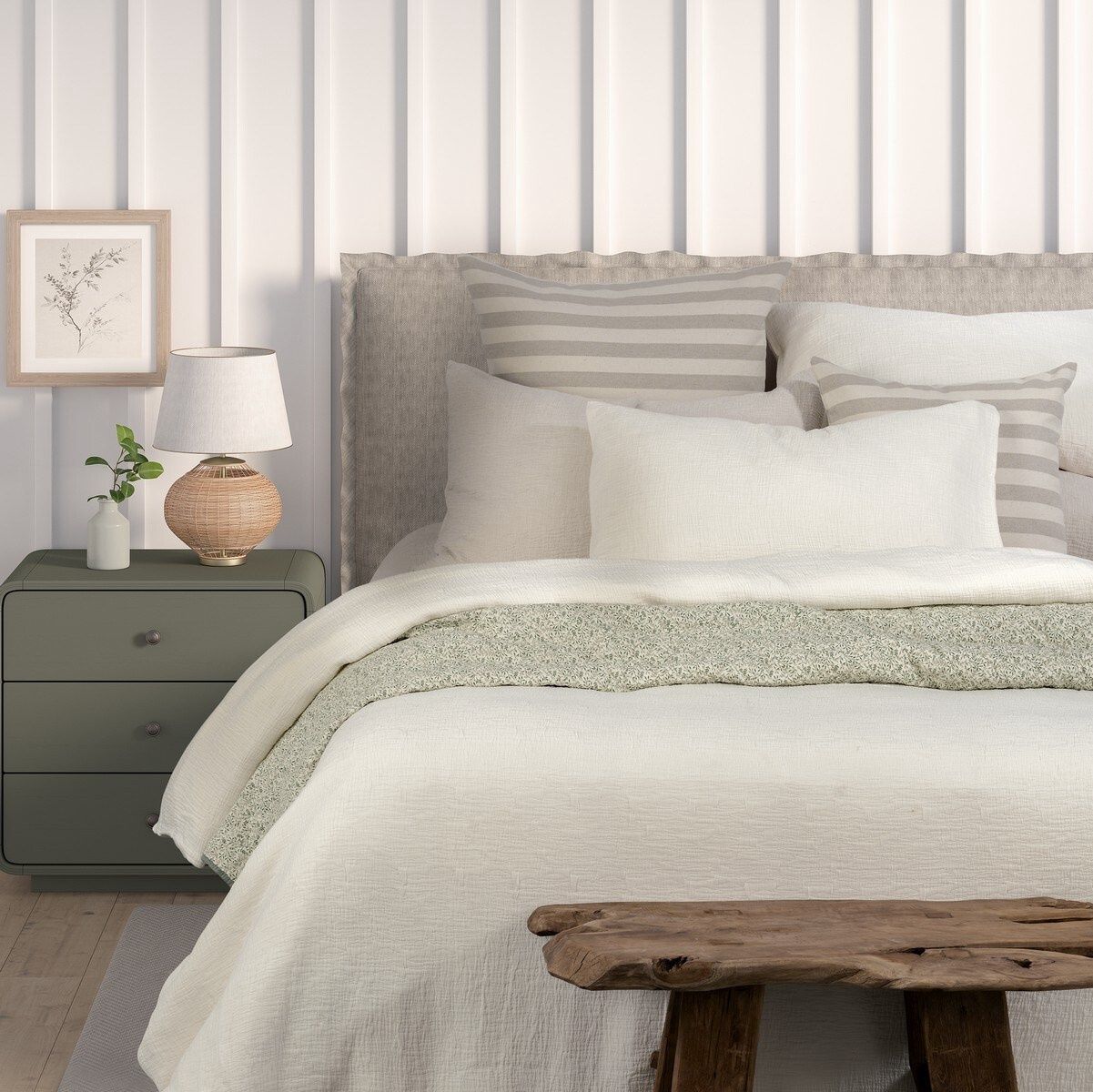 Lionel Cream King Duvet Set | 3 Pcs