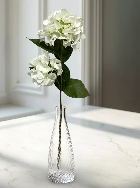 Real Touch White Hydrangea Stem | 32"