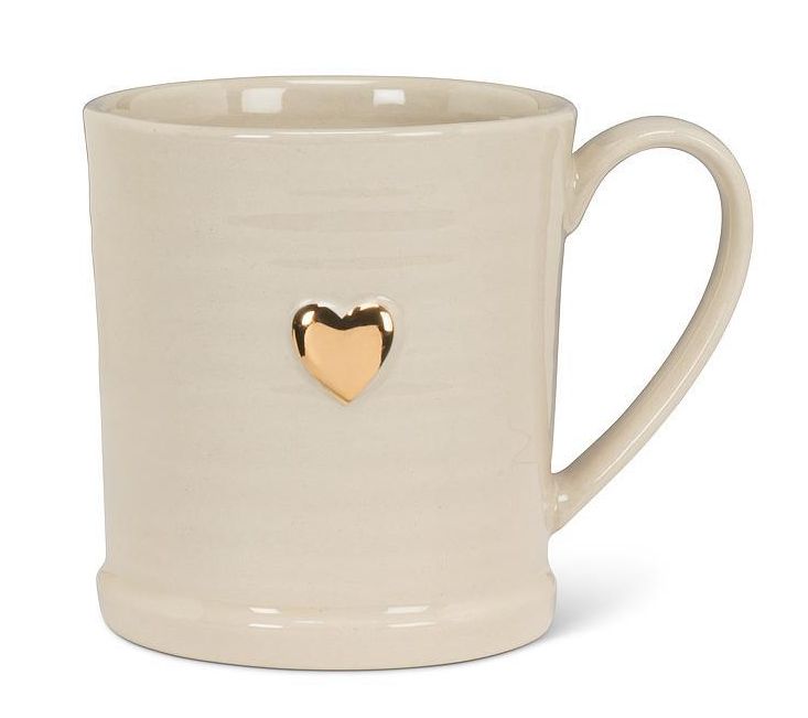 Rimmed Heart Mug