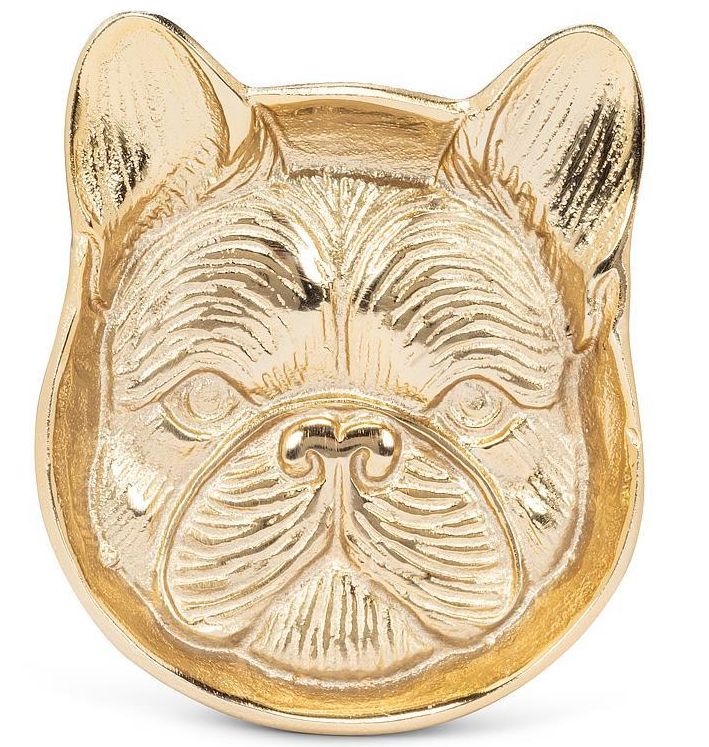 Dog Face Gold Tray