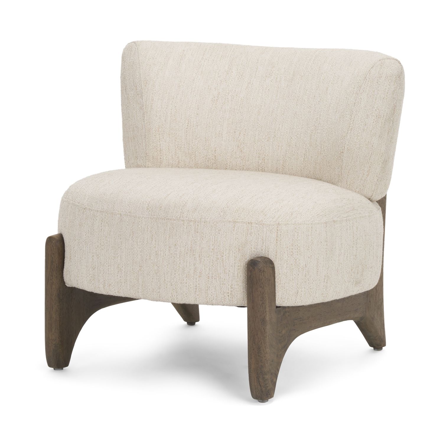 Accent Chair | Cream/Wood
