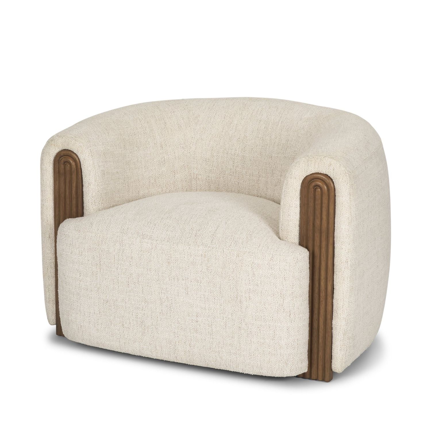 Barrel Accent Chair | Soft Oatmeal