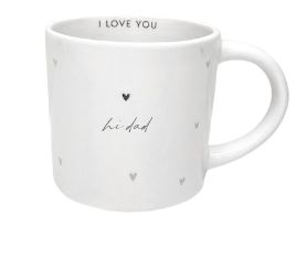 Hi Dad Love Mug | Black