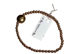 Hematite Stretch Bracelet | Gold-Tone