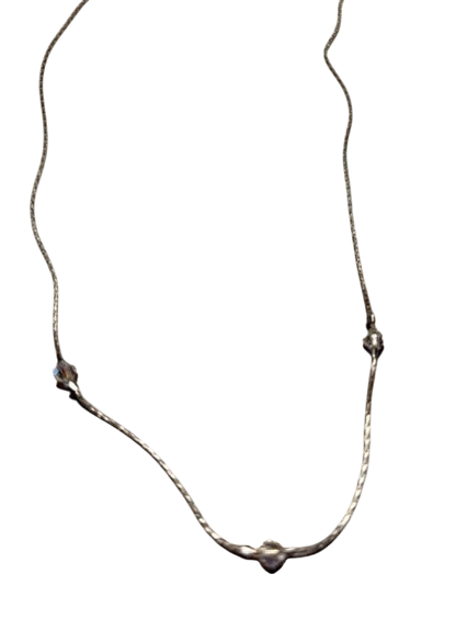 Necklace | Swarovski Crystal-Sterling Silver Chain
