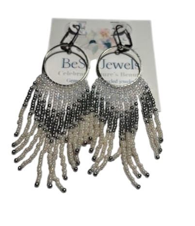 Earrings | Moonlit Cascade/Stainless Steel