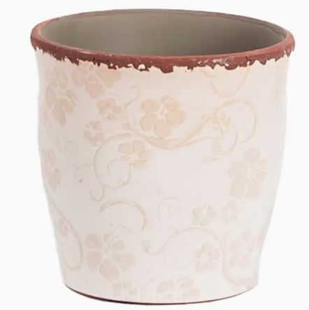 Cream Pot with Floral Pattern | Small