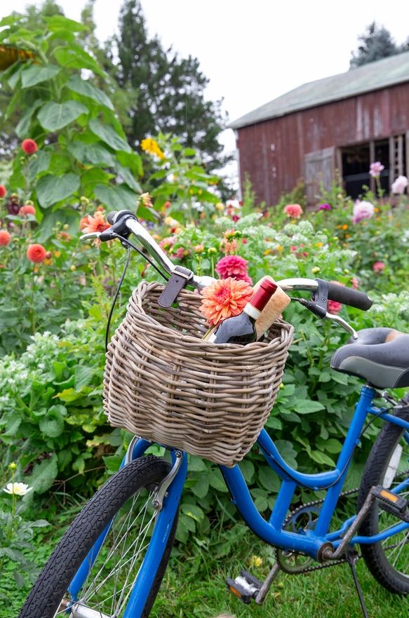 Rattan Bicycle Basket